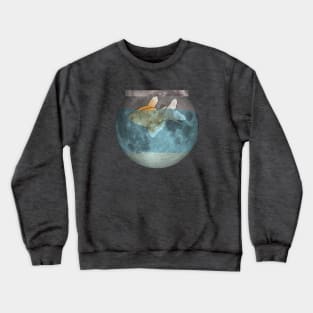 Gold on the Moon Crewneck Sweatshirt